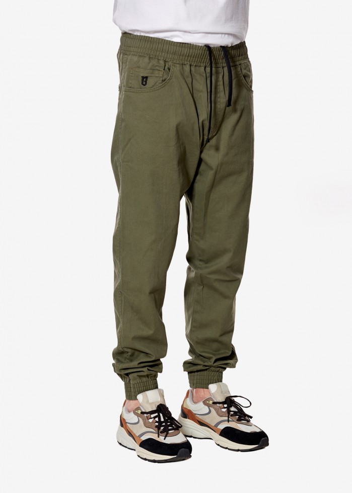 SPODNIE BOR JOGGER W KOLORZE KHAKI