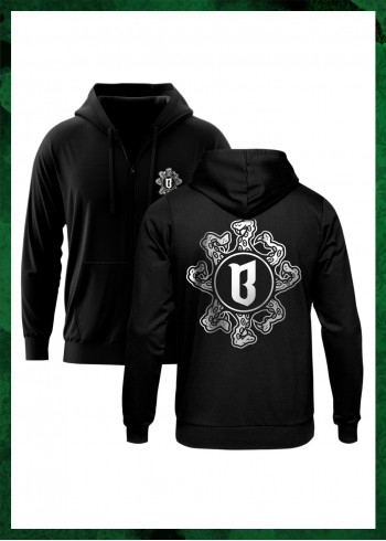 BLUZA BOR x BDF LOGO Z KAPTUREM ZIP