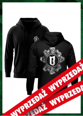 BLUZA BOR x BDF LOGO Z KAPTUREM ZIP