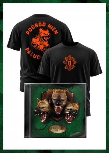 PALUCH X SŁOŃ-POŚRÓD HIEN 2CD + T-SHIRT HIENY CZARNY