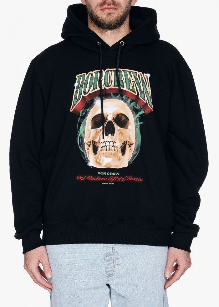 BLUZA Z KAPTUREM BOR GOLDEN SKULL