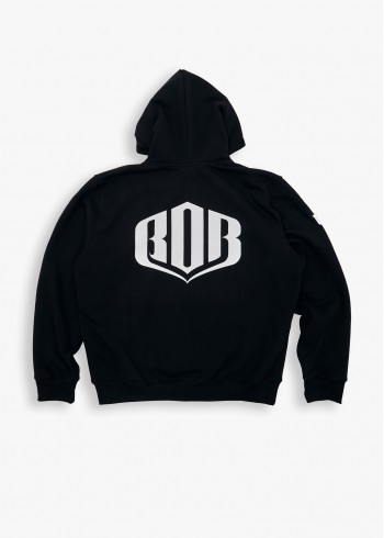 BLUZA Z KAPTUREM BOR SHIELD CLASSIC CZARNA BORCREW