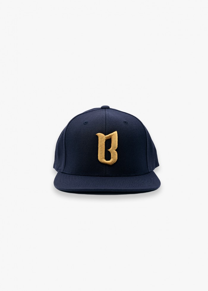 CZAPKA BOR B CLASSIC SNAP GRANATOWA BORCREW