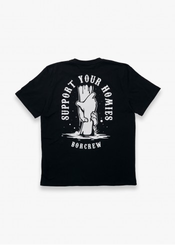 KOSZULKA BOR SUPPORT CZARNA BORCREW