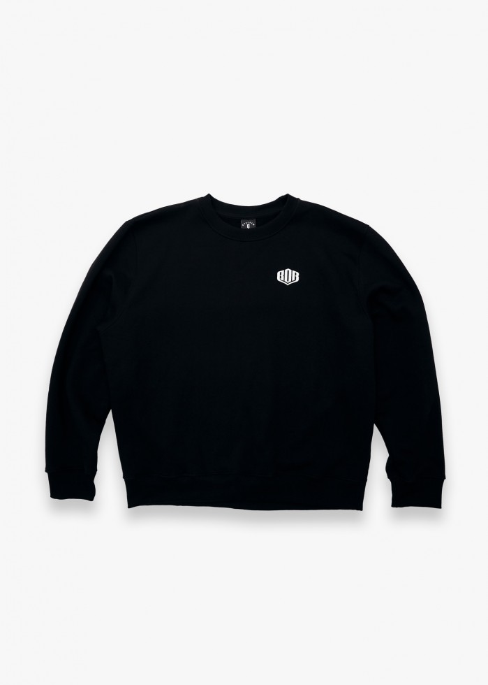 BLUZA BOR SHIELD BEZ KAPTURA CZARNA BORCREW