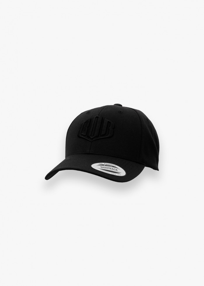 CZAPKA BOR SHIELD 6PANEL SNAP BORCREW ONLY BLACK